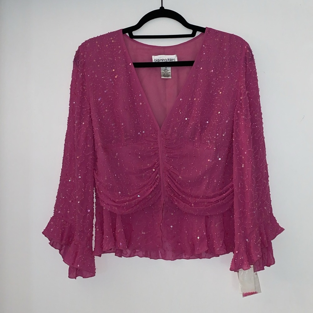 Bloomingdales Beaded Top
